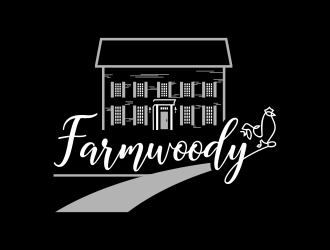 Farmwoody logo design by Asani Chie