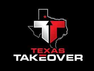 The Texas Takeover or Texas Takeover logo design by REDCROW