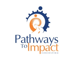 Pathways To Impact Consulting logo design by sanworks