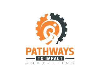 Pathways To Impact Consulting logo design by sanworks
