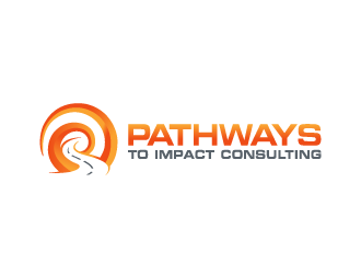 Pathways To Impact Consulting logo design by bluespix