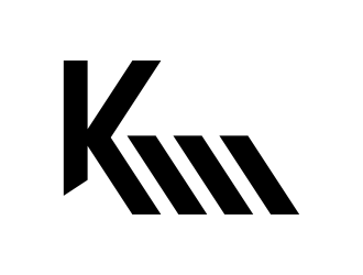 KM logo design by graphicstar
