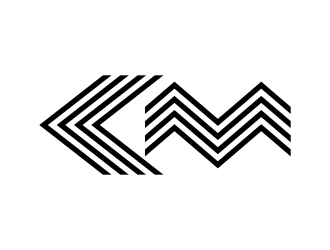 KM logo design by graphicstar