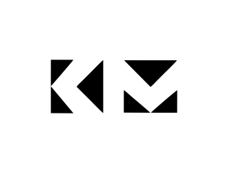 KM logo design by JessicaLopes