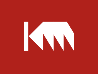 KM logo design by BeDesign