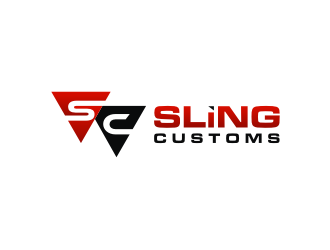 SLING CUSTOMS  logo design by mbamboex