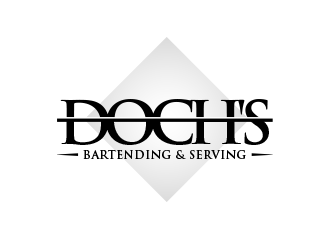 Dochs Bartending & Serving logo design by BeDesign