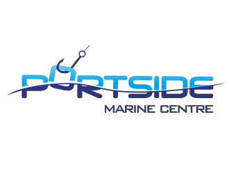 PORTSIDE Marine Centre logo design by YONK