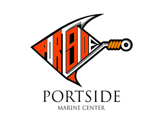 PORTSIDE Marine Centre logo design by rahimtampubolon