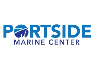 PORTSIDE Marine Centre logo design by Dakouten