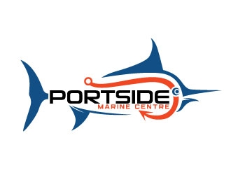 PORTSIDE Marine Centre logo design by REDCROW