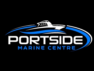 PORTSIDE Marine Centre logo design by jaize
