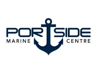 PORTSIDE Marine Centre logo design by daywalker