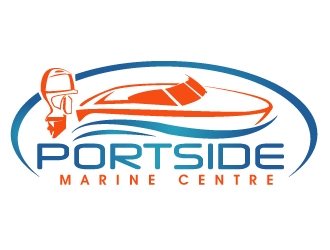 PORTSIDE Marine Centre logo design by PMG