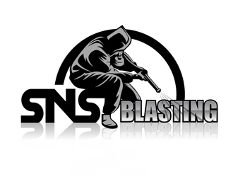SNS BLASTING  logo design by DreamLogoDesign