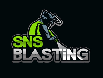 SNS BLASTING  logo design by DreamLogoDesign