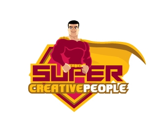 SuperCreativePeople logo design by samuraiXcreations