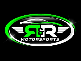 R and R Motorsports logo design by jaize