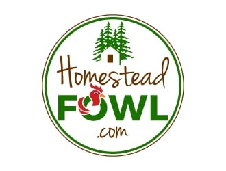 HomesteadFowl.com logo design by dchris