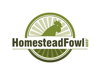 HomesteadFowl.com logo design by gitzart