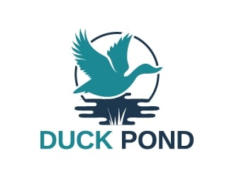Duck Pond logo design by Anizonestudio