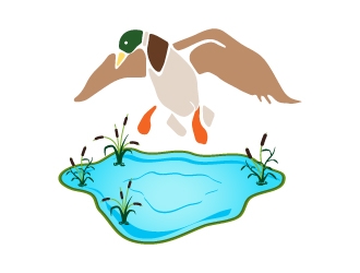 Duck Pond logo design by wongndeso