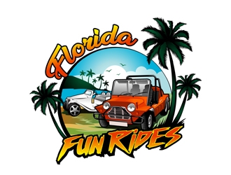 Florida Fun Rides logo design by DreamLogoDesign