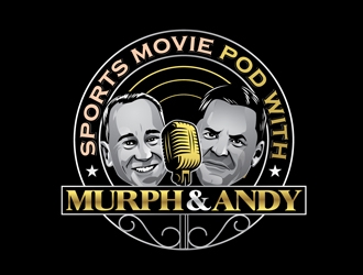 Sports Movie Pod with Murph & Andy logo design by DreamLogoDesign