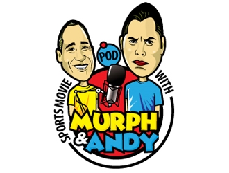 Sports Movie Pod with Murph & Andy logo design by gogo