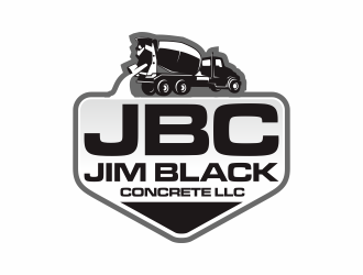 Jim Black Concrete LLC logo design by huma