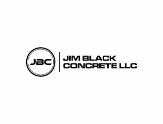 Jim Black Concrete LLC logo design by ammad