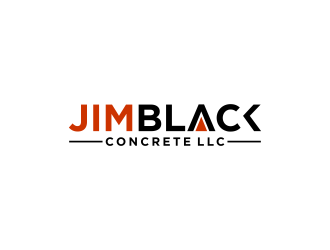 Jim Black Concrete LLC logo design by IrvanB