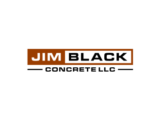 Jim Black Concrete LLC logo design by Zhafir