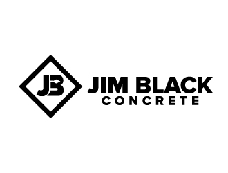 Jim Black Concrete LLC logo design by jacobwdesign