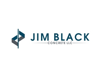 Jim Black Concrete LLC logo design by amazing