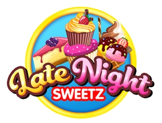 Late Night Sweetz logo design by ingepro