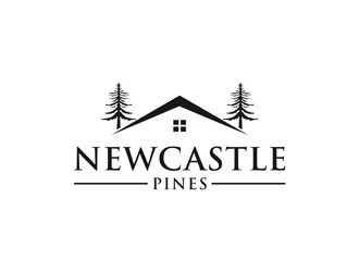 Newcastle Pines logo design by alby