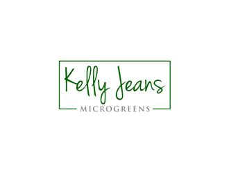 Kelly Jeans Microgreens logo design by alby