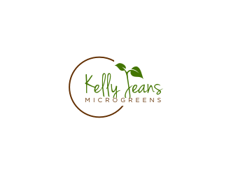 Kelly Jeans Microgreens logo design by Barkah