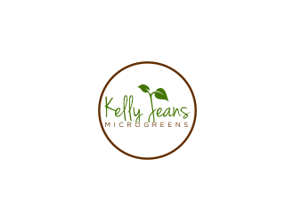 Kelly Jeans Microgreens logo design by Barkah