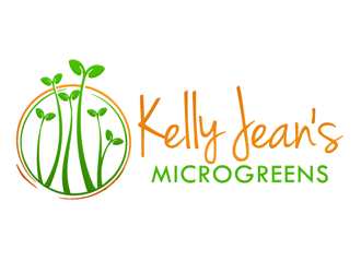 Kelly Jeans Microgreens logo design by megalogos