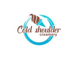 Cold shoulder creamery logo design by Purwoko21