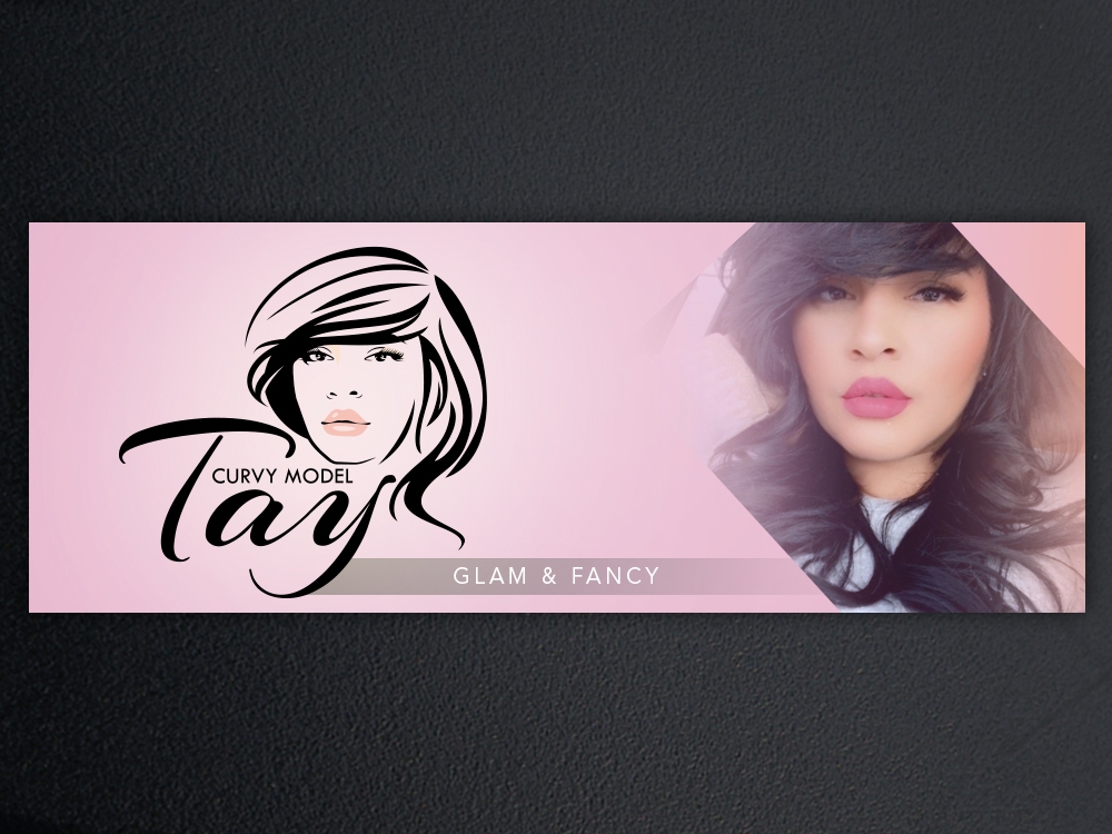 Curvy Model Tay  logo design by KHAI