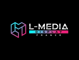 L-MEDIA Display France logo design by jaize