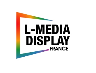 L-MEDIA Display France logo design by PMG