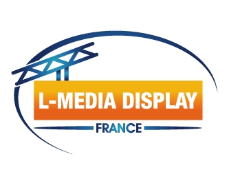 L-MEDIA Display France logo design by PMG