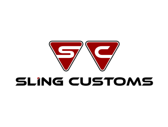 SLING CUSTOMS  logo design by asyqh