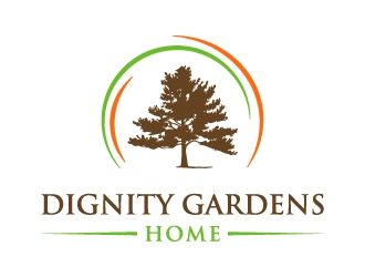 Dignity Gardens Home logo design by Creativeminds