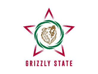 Grizzly state logo design by nona