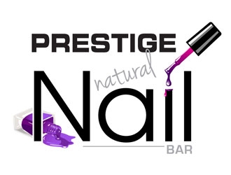Prestige Natural Nail Bar logo design by frontrunner